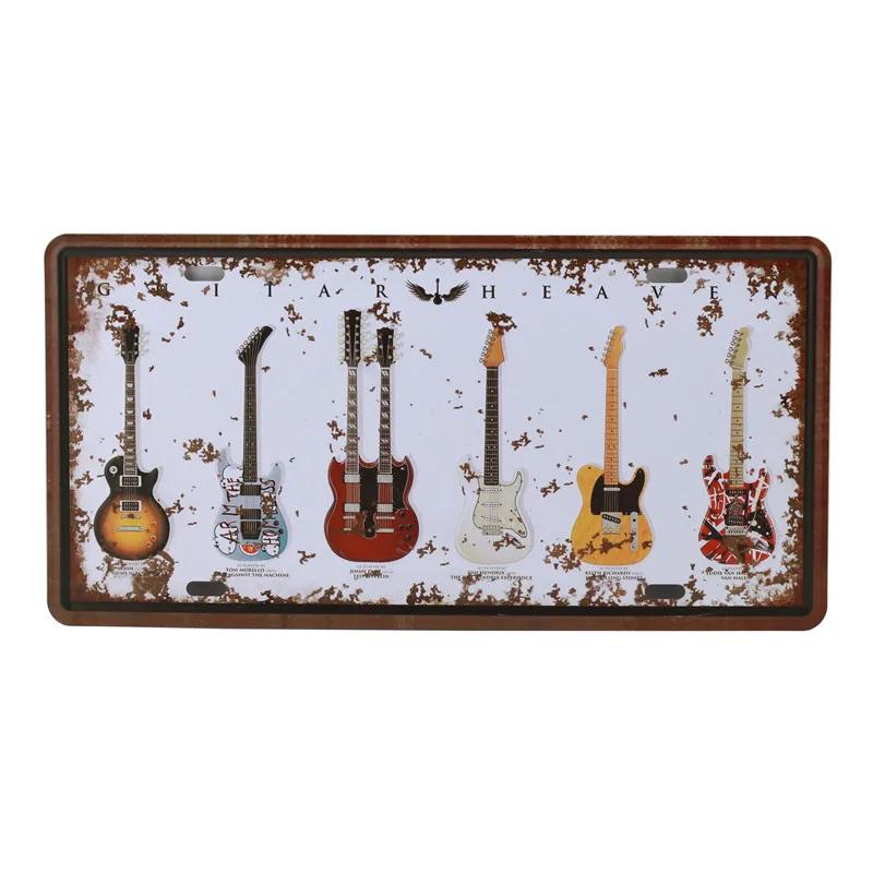 Text Signs Welcome Love Family Warm-Hearted Word Metal Plate Car License Tin Sign Wall Pin Up Tin Sign Retro Craft Iron Painting