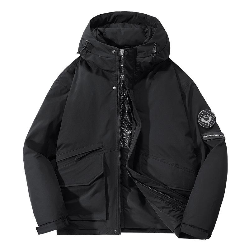 Мужская куртка Tooling Multi-pocket Simple, мужская утепленная одежда с графеновым хлопком для активного отдыха