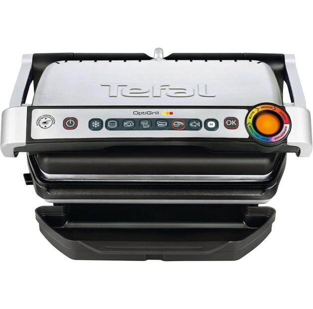 Contact Grill Tefal GC702D.HB OptiGrill Incl.. Hamburger Press