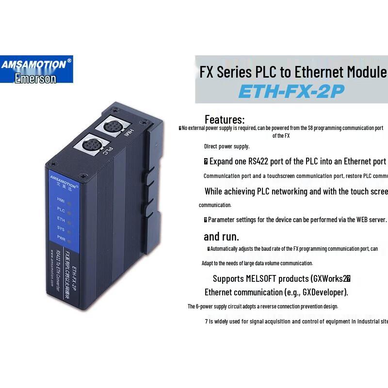 Aimaxun Mitsubishi PLC Ethernet Adapter