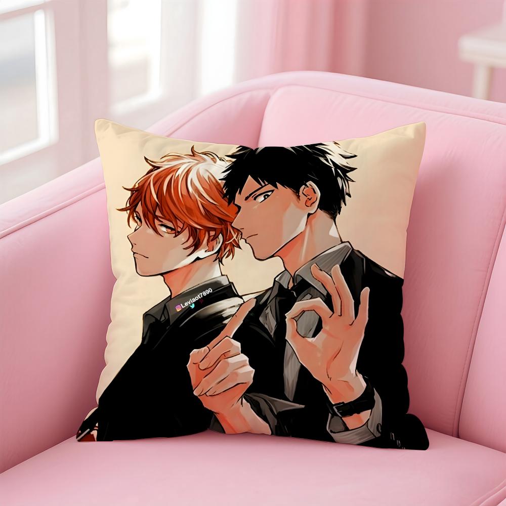 Anime GGiven ClassicS Cushion Cover Pillow Case Soft Friendly Fabric Concealed Zipper
