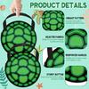 WTEMPO  Spring Summer Party Turtle Party Favor Bags Reusable Nonwoven Tote Bags with Handles Carnival Games Video Birthday Decorations