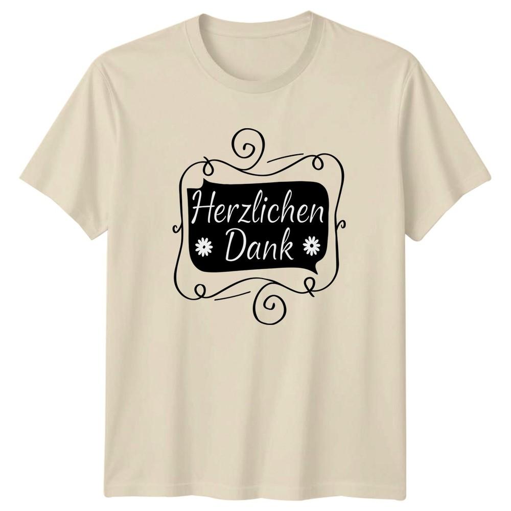 Herzlichen Dank TShirt GerUnisex Saying Thank You Gift For Him And Her