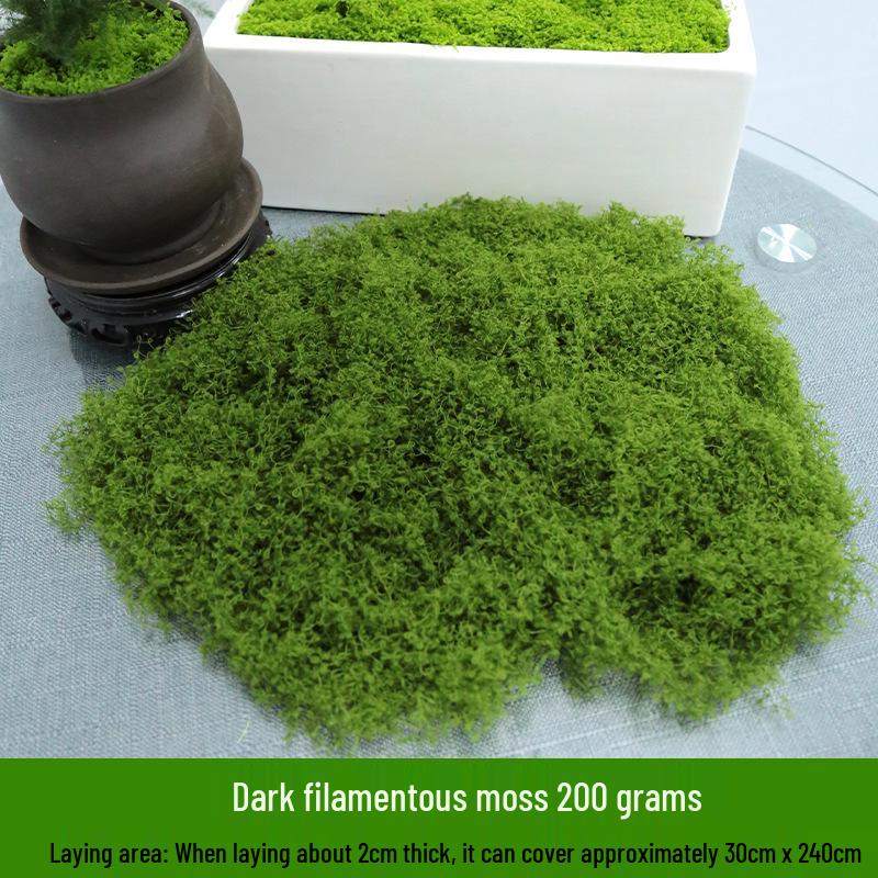 Искусственный мох, шелковистая трава, газон для ландшафтного дизайна и декора