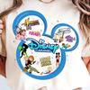 Blue Mouse Womens Tshirt All Season Unisexs and Womens Pure Cotton Casual Fashion Retro Clothing