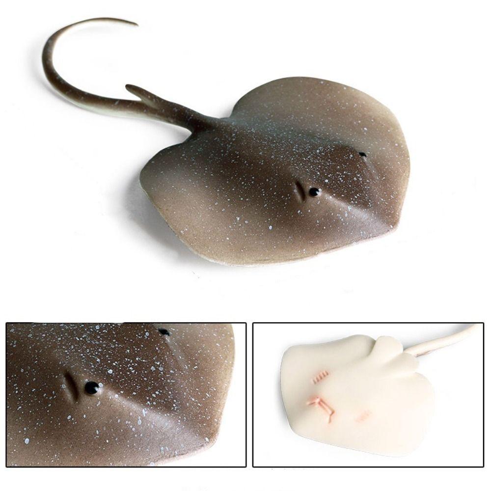 Fish Model Manta Ray Model Simulation Sea Life Action Figurines Ocean Animal Figures  Kids Toy