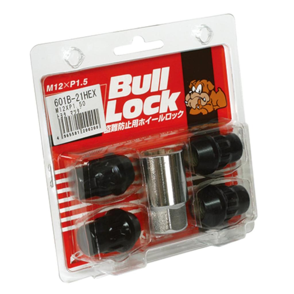 Замок на колесо автомобиля Bull Bag 21HEX M12 4 601B KYO-EI (Кёэй Сангё) Гайки, Противоугонные, Замок, Тип, P1.5, Черные, Штук,