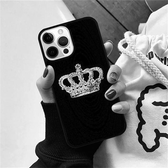 Королевская принцесса корона Чехол-ракушка для iPhone 17 Air 15 16 14 13 12 Pro Max 11 Pro Max Plus Чехол для телефона
