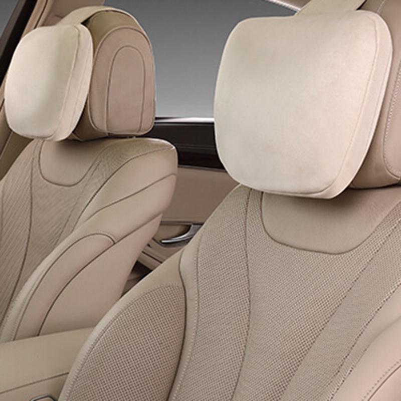 1 пара автомобильных подголовников Maybach Design S Class Ultra Soft Подушка Автомобильные аксессуары для