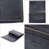 Paul Smith Waxed Leather Business Card Holder with Original Storage Box and Care 813062 P952 No Pre-wrapped Cloth, (01. Black, 01. Personalization)