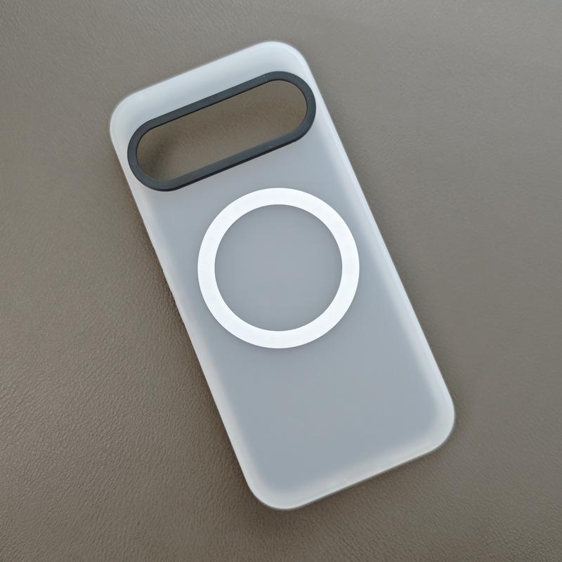 Для Google Pixel 10 Все Модели Pixel 10 Pro XL Чехол Magsafe Тонкий Матовый Черный Полупрозрачный Матовый Прикосновение Детской Кожи Чехол для Телефона