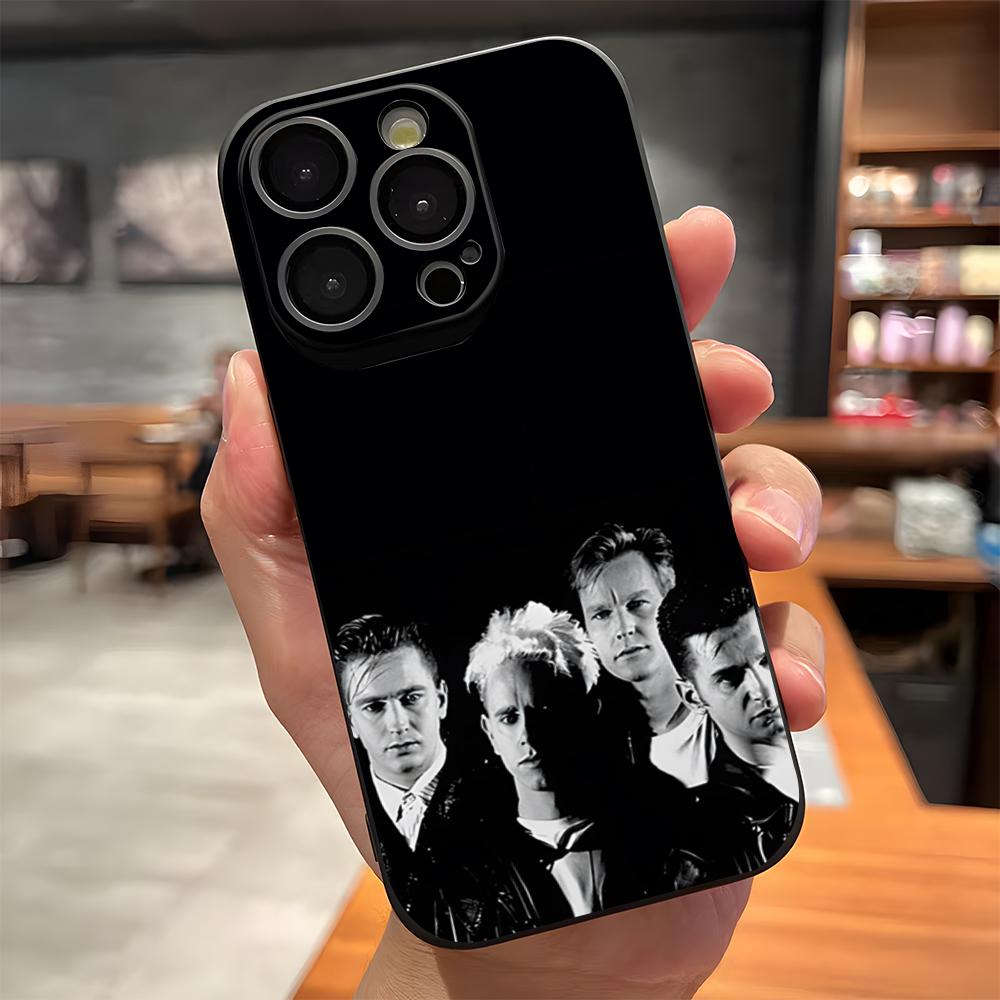 Чехол для телефона Depeche Mode Rock Band для iPhone 17 Pro Max 15 Pro 16 14 Plus 12 13 Mini 11 Pro Ударопрочный Мягкий Чехол