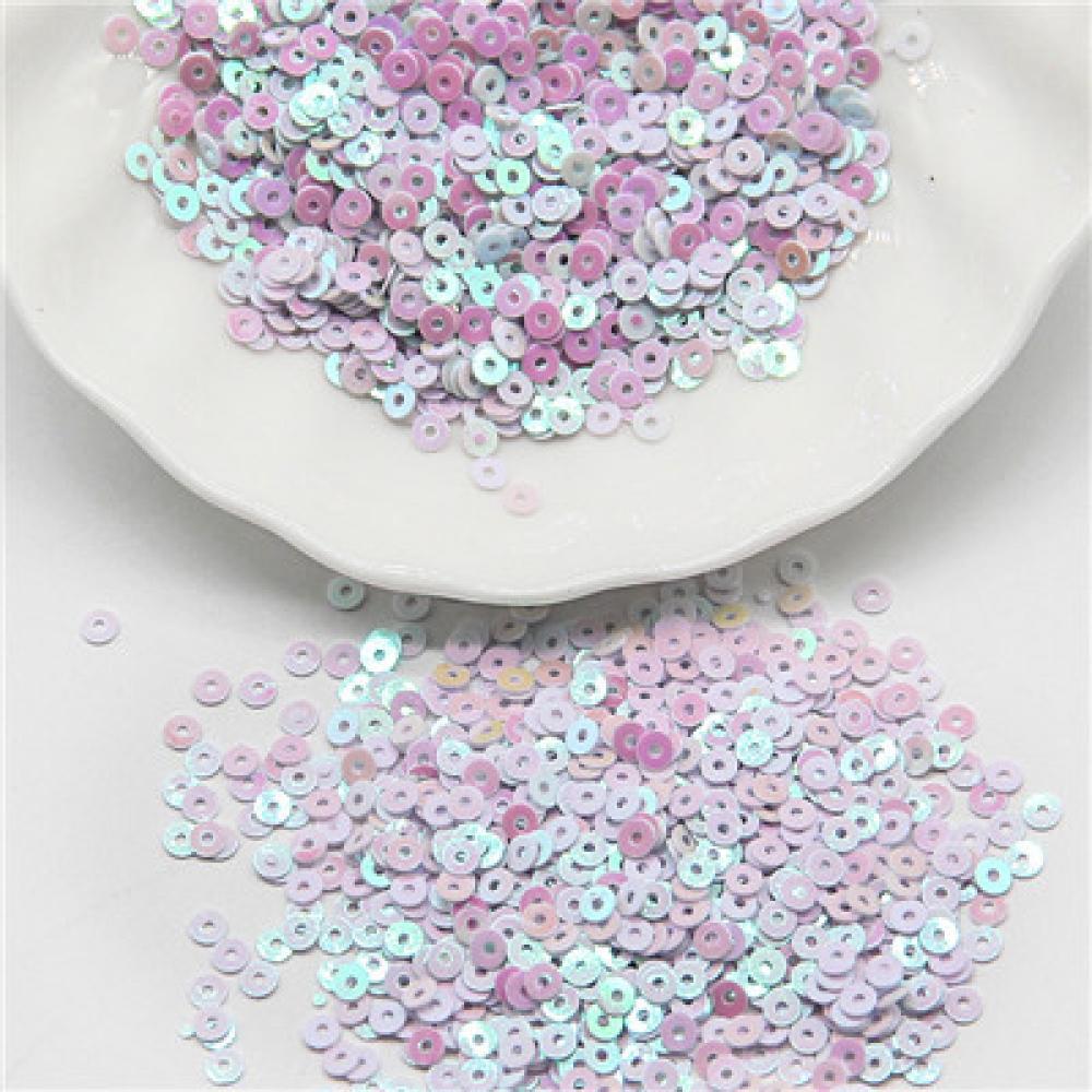 3mm 4mm 5mm 6mm Sequin Flat Round Loose Sequins Crafts Paillette Sewing Clothes Decoration DIY Accessory Lentejuelas Para Coser