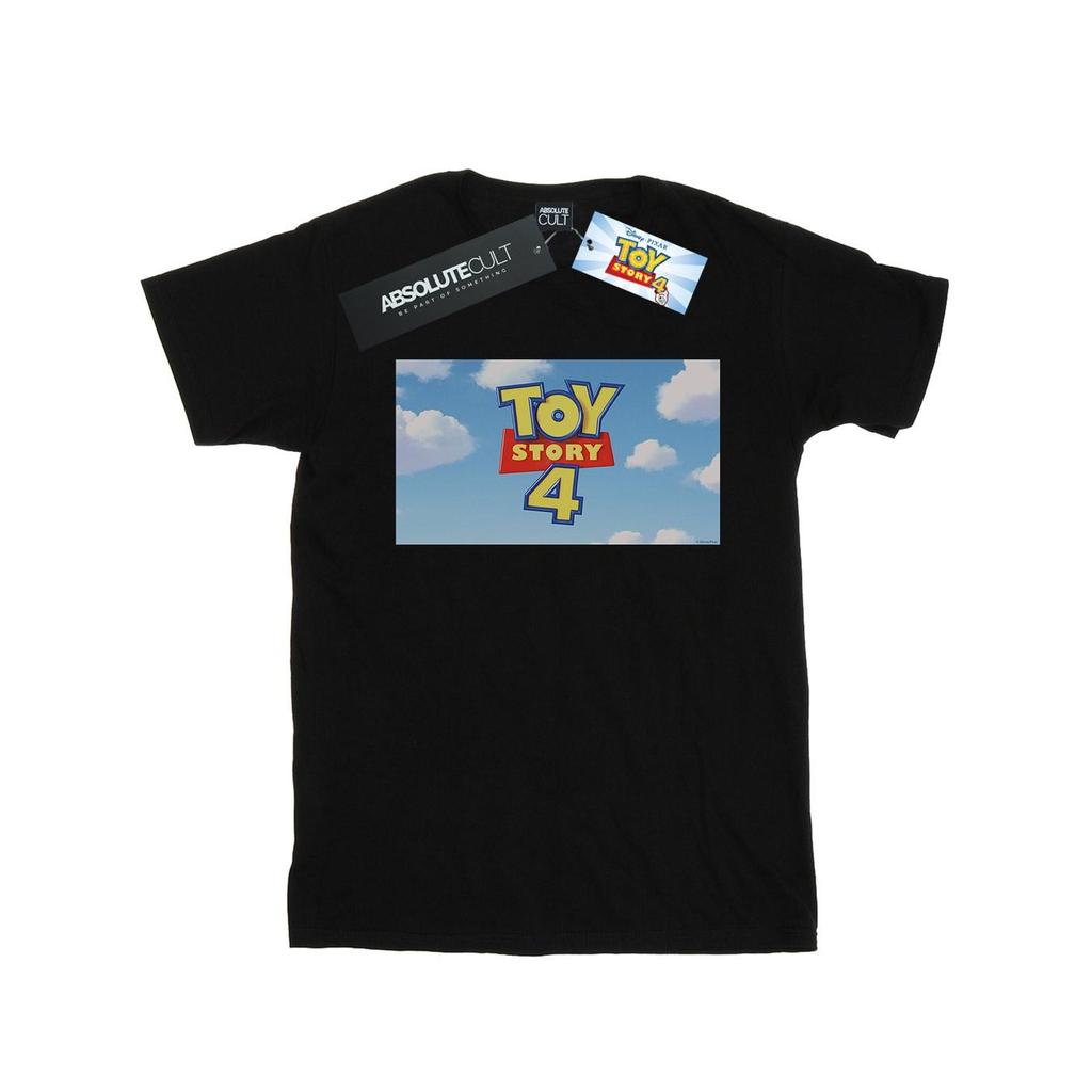 Disney Womens/Ladies Toy Story 4 Cloud Logo Cotton Boyfriend T-Shirt