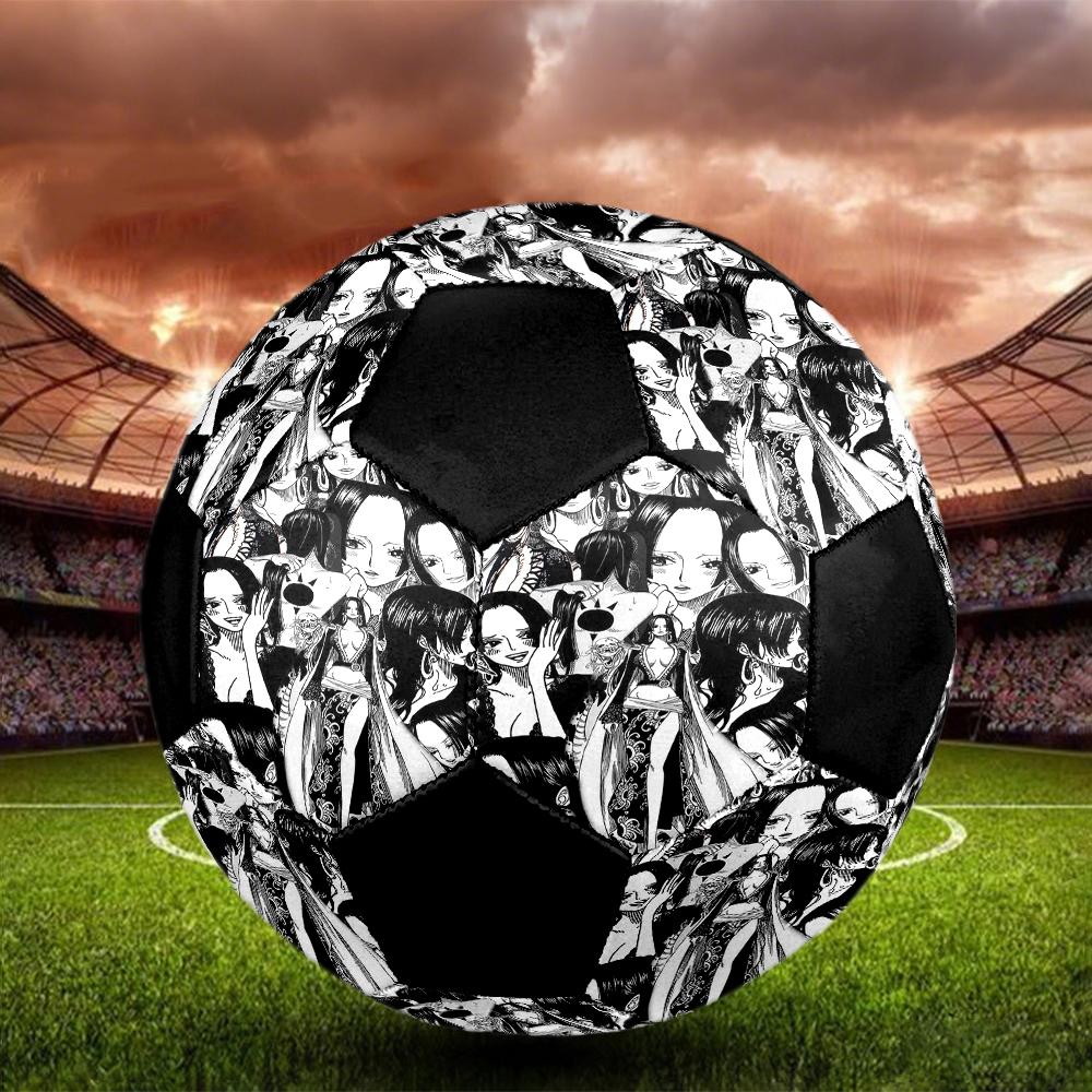 1pc Boa Hancock One Piece Football Soccer Ball Size 5 Indoor Soccer Ball Fashion Colorful Backyard Game -Great For Sports Fans Gift HE55