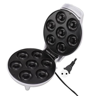 Мини-машина для приготовления пончиков 1200 Вт с антипригарным покрытием, высокоэффективная, безопасная, электрическая машина для приготовления пончиков, вилка ЕС 220 В