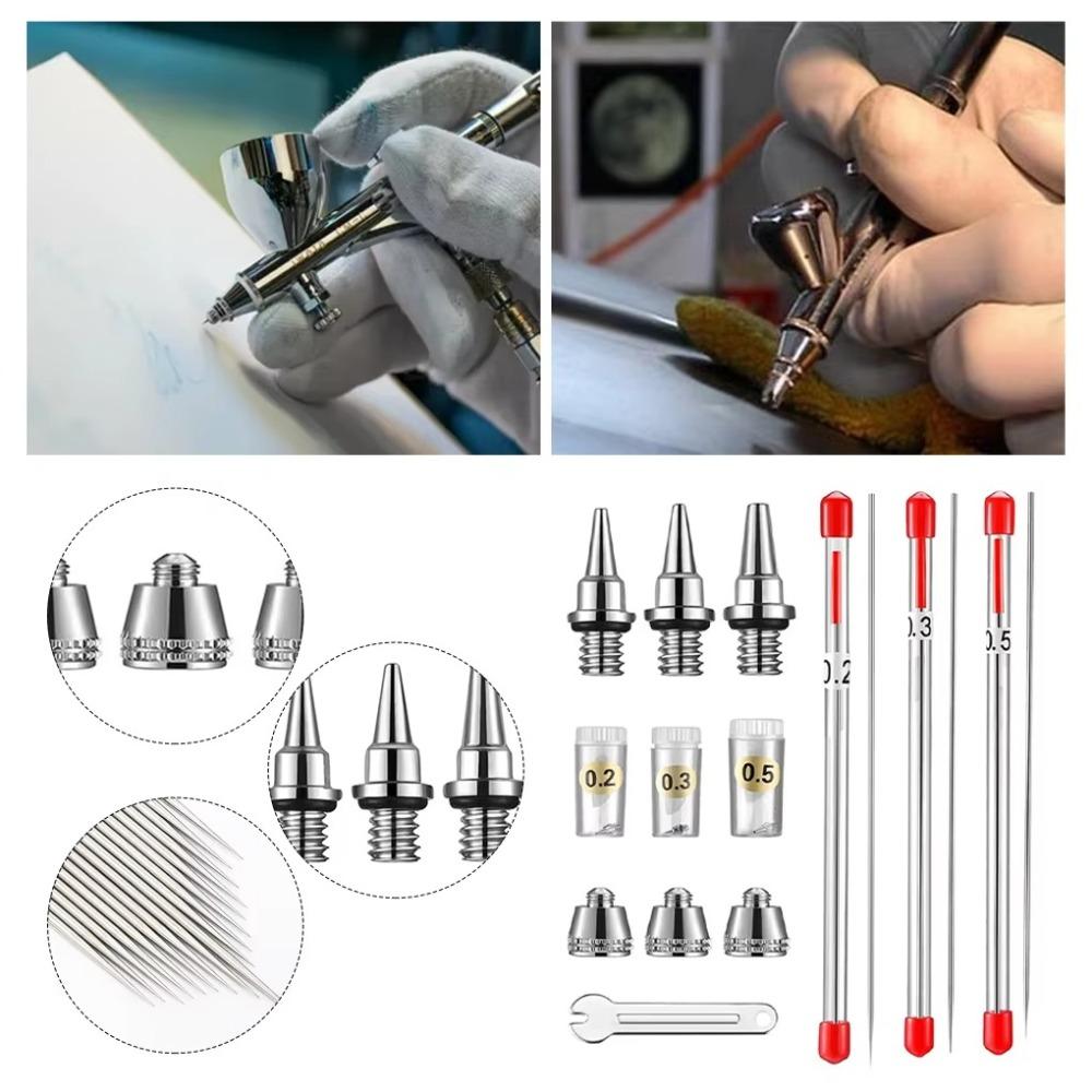 Сменная насадка для аэрографа, защитная игла, набор инструментов для обслуживания аэрографа