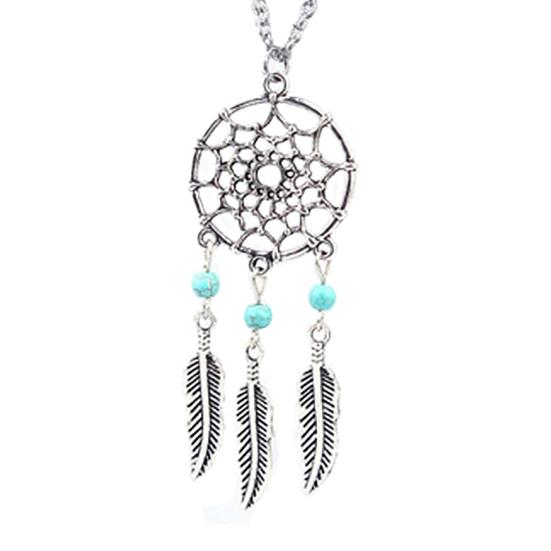Ожерелье Этнический Ловец снов женское ожерелье с перьями и крыльями для банкета