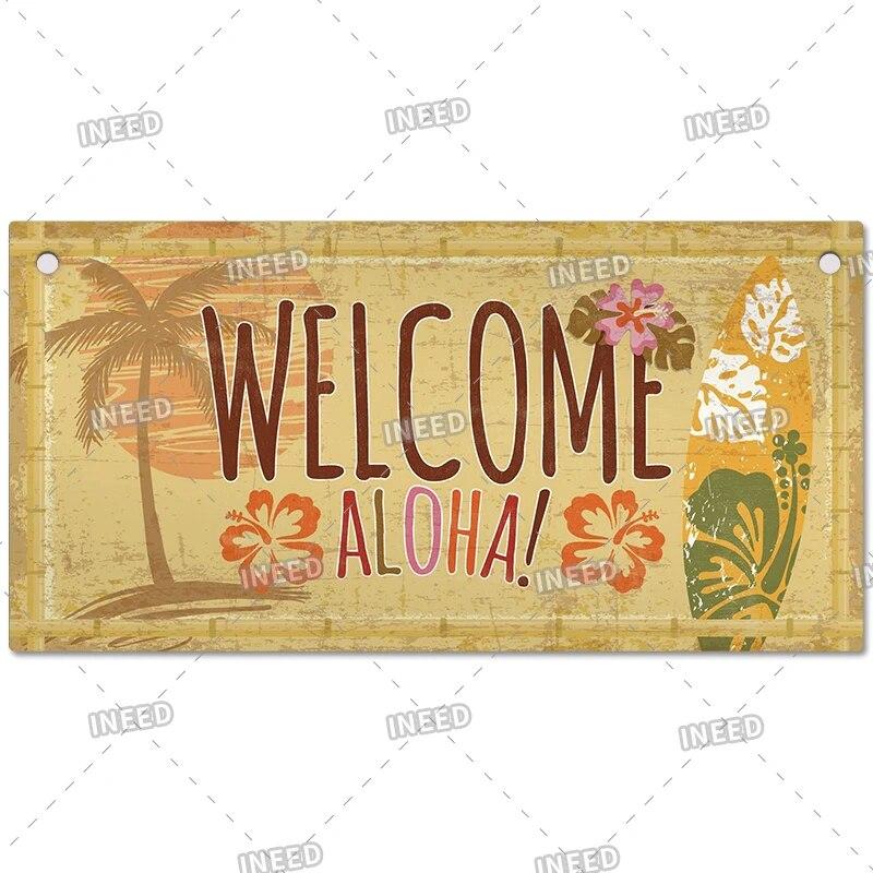 Садовые деревянные вывески, дверные цветы, зеленое растение, настенный декор, добро пожаловать в фермерский дом, пляж, домашняя комната, настенная табличка с бесплатной веревкой