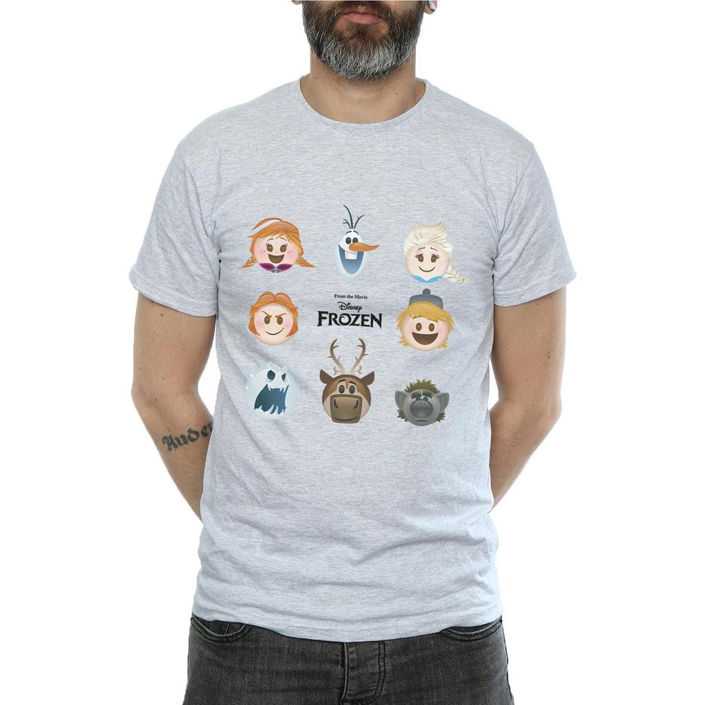 Disney Mens Frozen Heads T-Shirt