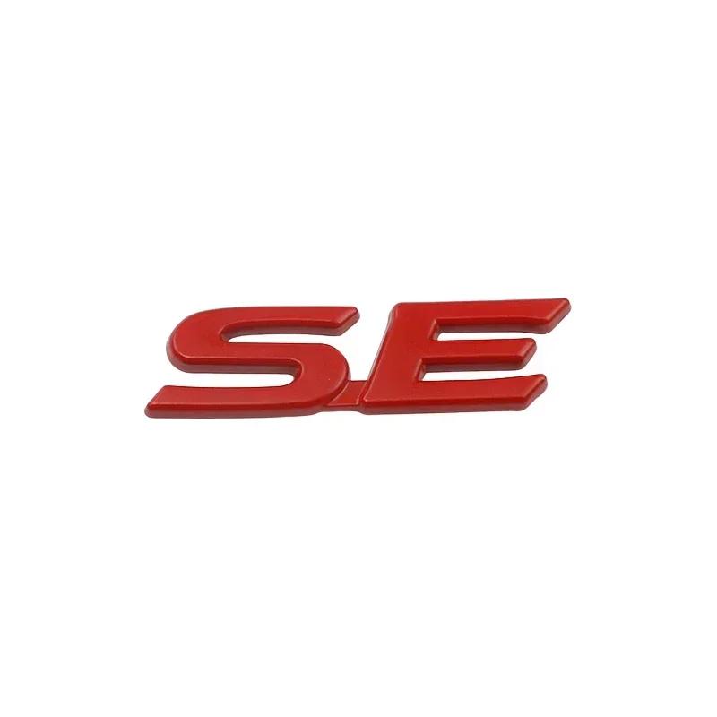 dclky10 3D Metal SE XSE Logo Rear Trunk Emblem Badge Decals Sticker For Toyota Camry Sienna Highlander Corolla Car Styling Accessories