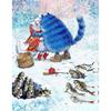 Full 5D Diy Diamond Painting Cartoon Snow Cat Diamond Embroidery Cross Stitch Home Decor Handmade