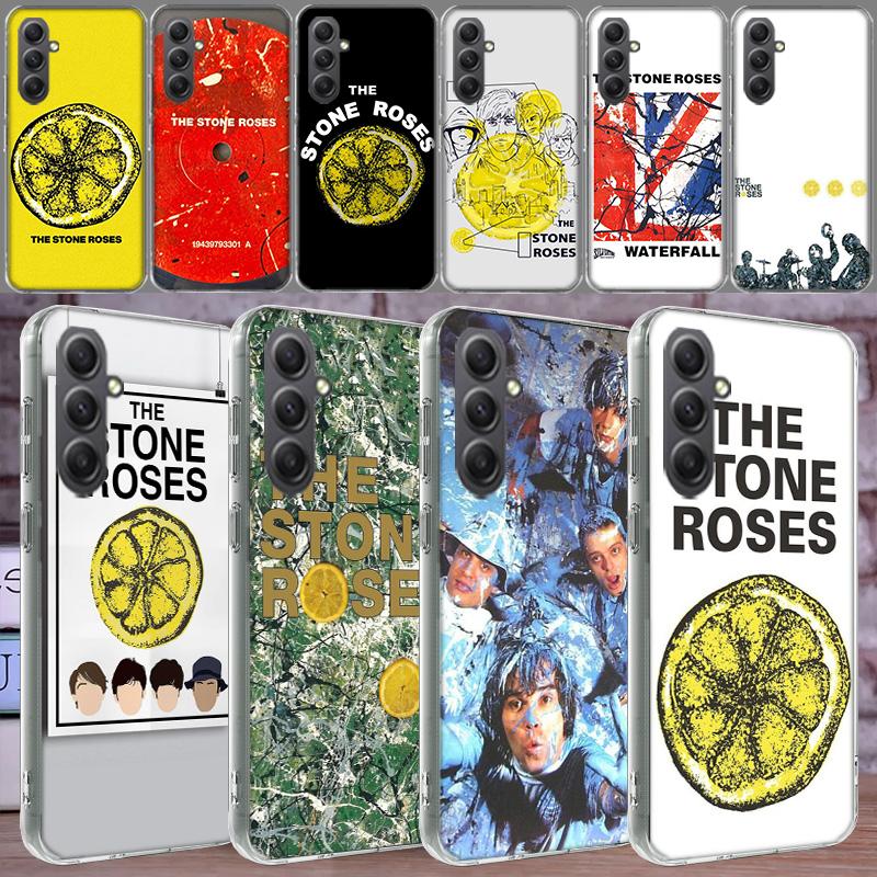 The Stone-R-Roses Phone Case for Samsung A16 A26 A36 A56 A17 A37 A57 A07 A06 A02S A03 A04S A05S Galaxy Note 20 10 A50S A71 A51 A