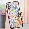 Стеклянный чехол для Samsung Galaxy A52 A51 A71 A50 A21s A12 A70 A31 A53 A72 A32 A13 A41 A30 A10 A23, чехол для телефона с милым Пикачу и покемоном