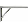 Folding Steel Bracket - FEPRE - Silver - 30 X 52 Cm - High Resistance - 2 Units
