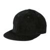 New Hattan Corduroy Cap for Men and Women, Solid Color, Brand Name Baseball Cap, Unisex, Fall/Winter, AW/FW, Black [Parallel Import]