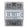 Digital Energy Meter 1 Phase 2 Wire KWh Electricity Wattmeter DIN Rail Backlight LCD Display 230VAC