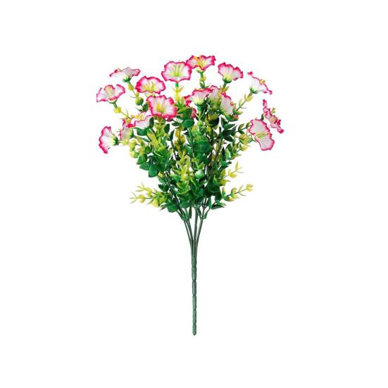 Искусственные Цветы Ипомеи для Улицы, Устойчивые к УФ, Имитация Пластиковых Растений для Домашнего Горшка, Веранды, Двора, Декора Окна