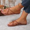 Sandal Slippers Women,Woven Flat Fashion Holiday Beach Shoes