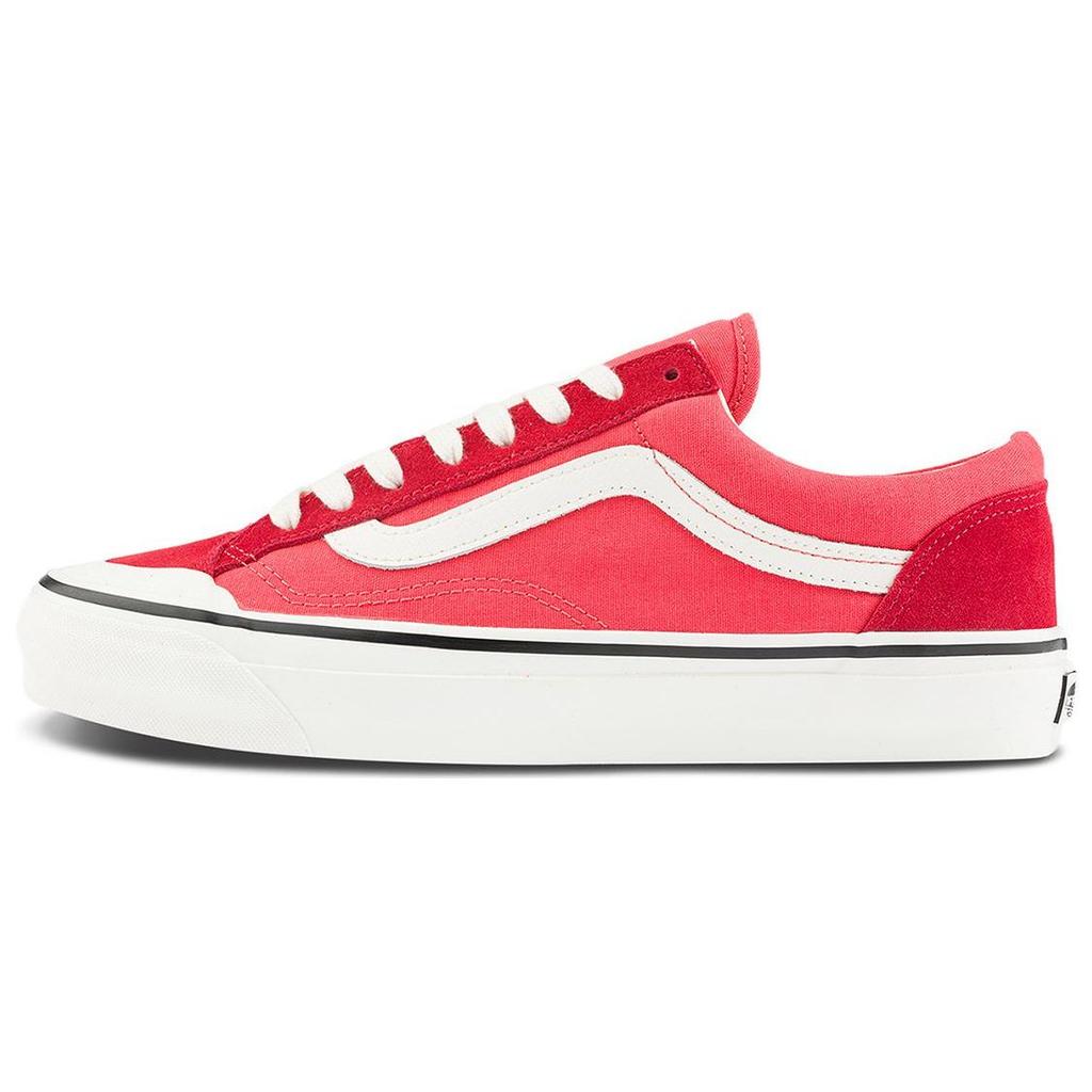 Vans Old Skool Reissue 136 Comfortable Lightweight Durable Breathable Low-Top Skate Shoes Unisex Sneakers Red VN000MT6CIS