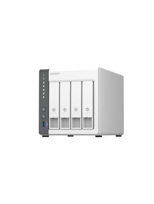 QNAP NAS 4 ГБ DDR4 сетевой TS-433-4G-US 4 отсека четырехъядерный процессор, ОЗУ, 2,5GbE (бездисковый).