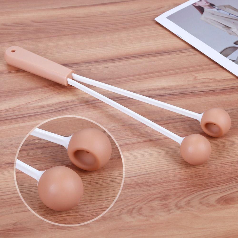 Knock Back Neck Hand-held Massage Stick Waist Legs Massaging Tool Massage Double Ball Hammer Men