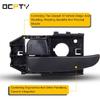 OCPTY Door Handle Interior Driver Left Side Replacement fit 2001-2006 for Hyundai Elantra Inside Door Handle Black