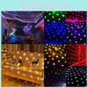 Яркая сетка из светодиодных гирлянд 3м х 2м, 200 светодиодов для праздничных торжеств