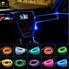 1M/2M/3M/5M Waterproof LED Strip Light Neon Light Glow EL Wire Rope Tube Cable Car Party Decoration