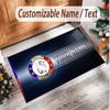 Personalized Crystal Velvet Carpet Chelsea FC Pattern Non Slip Floor Rug