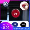 2026 Горячие Для Volkswagen VW Для Volkswagen VW Rline R Line Touareg Значок POLO Jetta Golf GTI Passat 1 шт. Алюминиевые Пылезащитные Заглушки