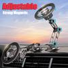 Magsafe Сильный магнитный автомобильный держатель для телефона Безопасный складной держатель для мобильного телефона с вращением на 360 градусов Кронштейн GPS-навигатора для приборной панели или лобового стекла