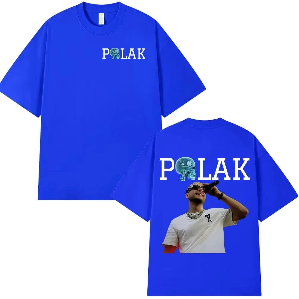 Rapper PLK Portrait Graphics 100Cotton Music Tshirt 2026 New Summer Hip Hop Unisex Ventilate Short Sleeve Shirt Fan Gifts