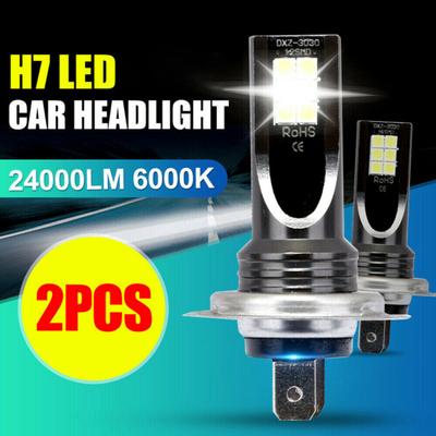 2шт H7 3030 12SMD супер яркий автомобиль авто фары DRL светодиодные противотуманные фары лампочка