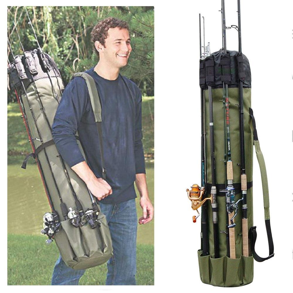Portable Fishing Bag Folding Multifunctional Fishing Bag Fishing Gear Bag Hand-carried Fishing Bag