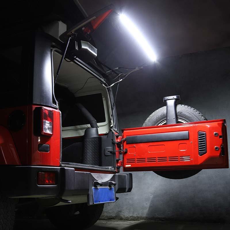 Автомобильная задняя стеклянная подъемная дверь верхняя фара подходит для Jeep Wrangler TJ/JK/JL/BJ40 внешние аксессуары для автомобиля