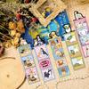30 Cartoon Dog World Bookmarks Simple Hand Account Creative Materials Ins Reading Paper Bookmarks Can Be DIY