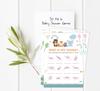 Inkdotpot Jungle Animals Baby Shower Game Set Of 50 BabyA AlphabetA ABCA Game Ita s A Boy Ita s A Girl Party