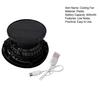 Fishing Hat Fan with Solar Panel Strong Airflow Low Noise Lightweight Adjustable Rechargeable Air Cooling Fan