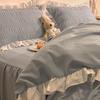 2PCS Soft Princess Pillowcase Candy Color Bedding Cover Cute Pillow Towel  Bedroom